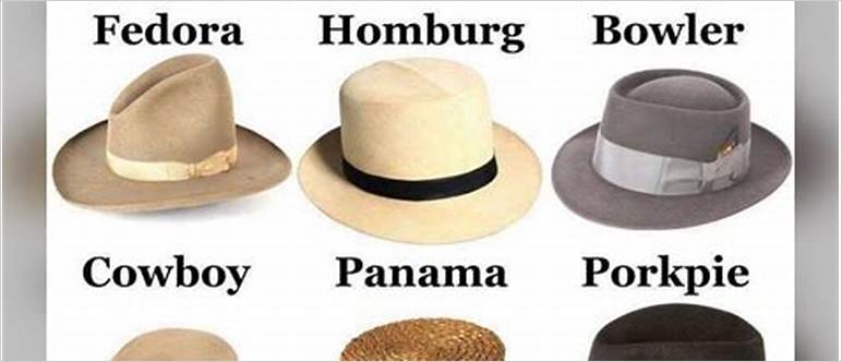 Hat types for men